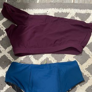 M burgundy Milo Moana top